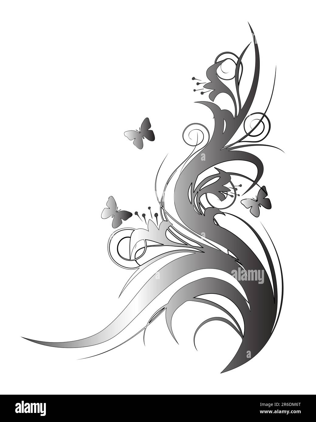 vector illustration of a floral image Stock Vector Image & Art - Alamy