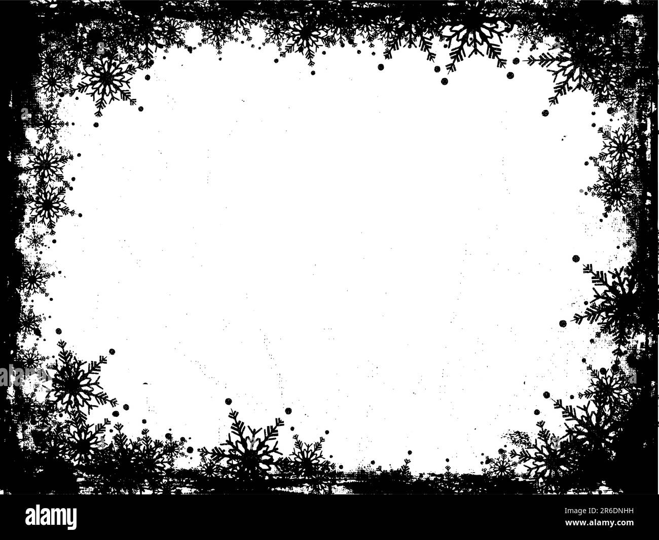 Grunge style snowflake background Stock Vector Image & Art - Alamy