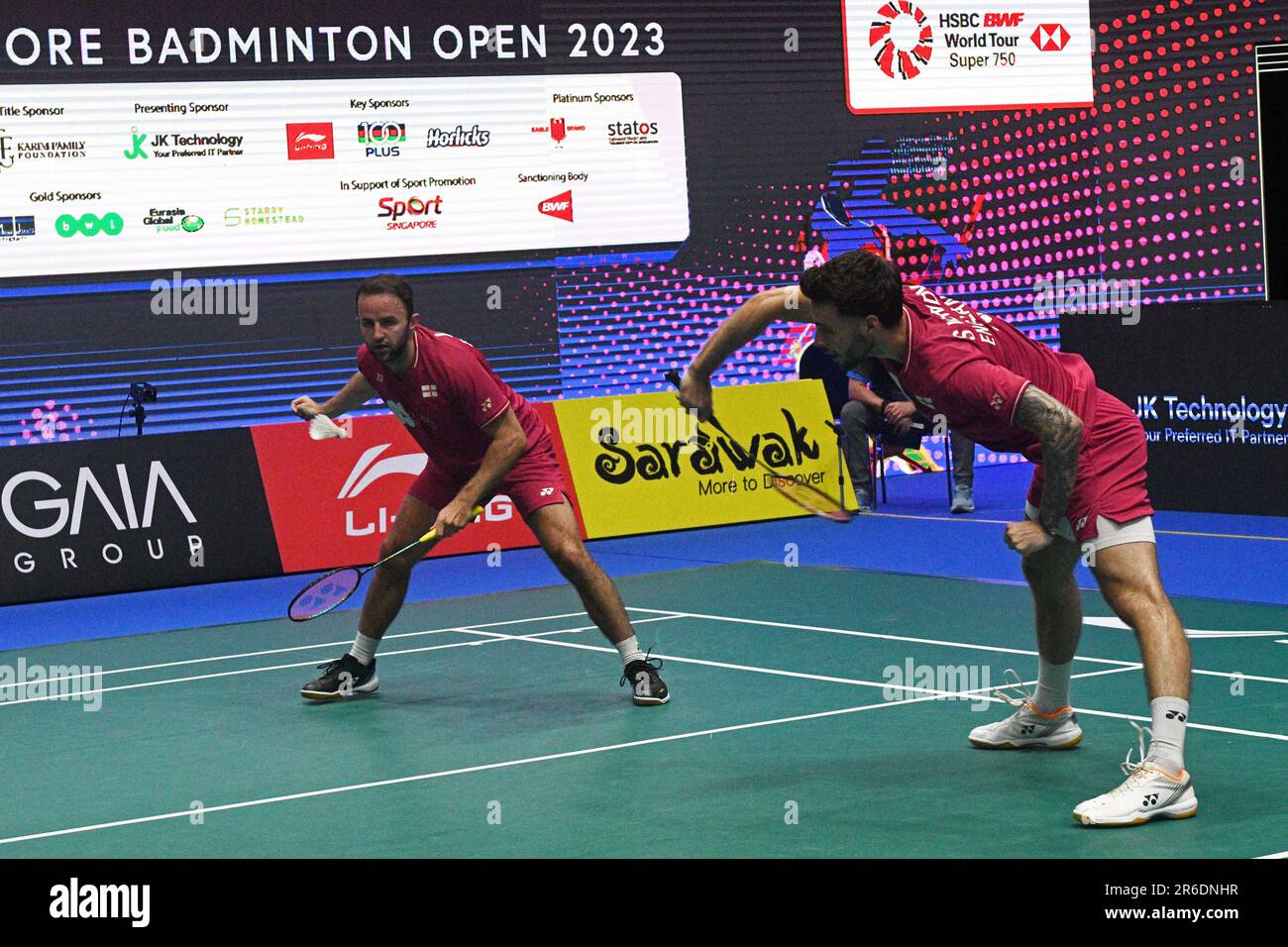 Mens doubles badminton match hi-res stock photography and images - Page 9 