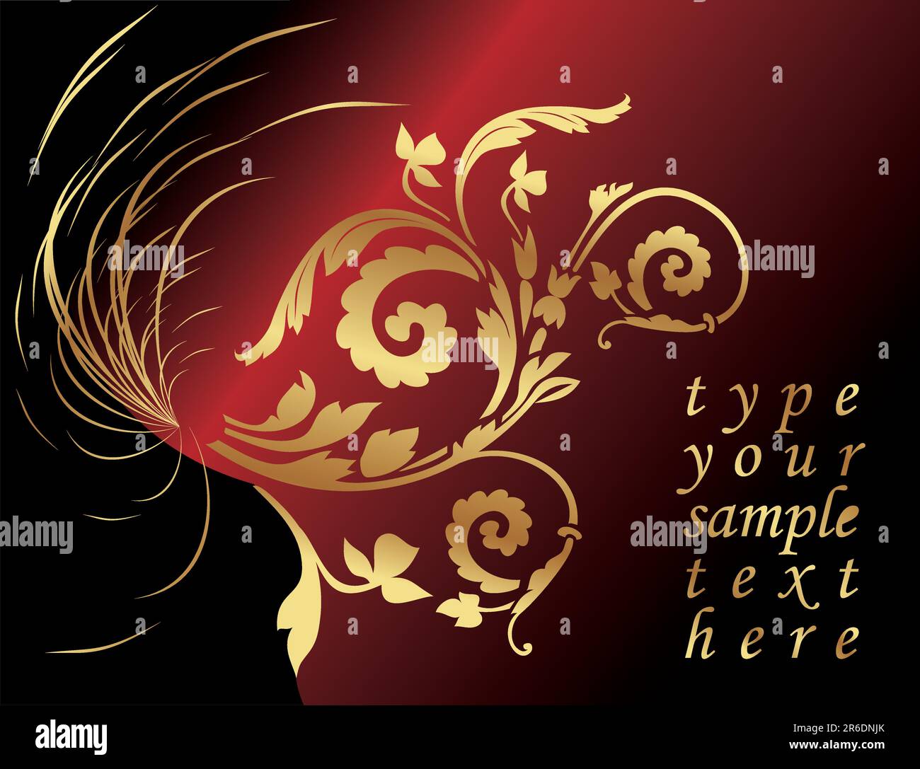 vector floral background Stock Vector Image & Art Alamy