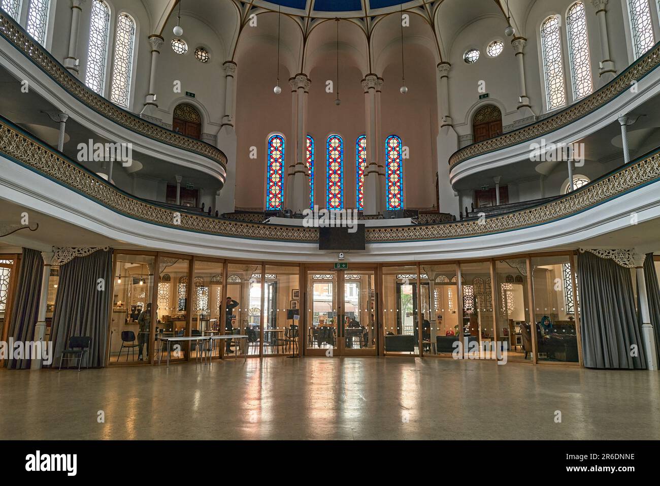Interior of Westminster Chapel, a christian evangelical free church, at ...