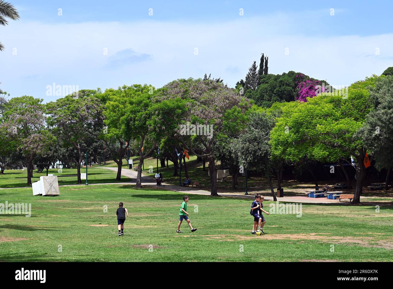 Ra'anana Municipal Park Stock Photo