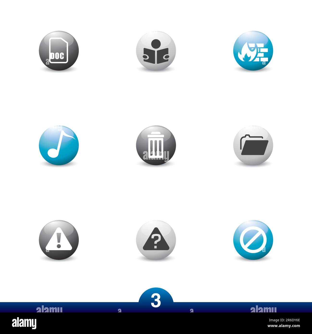 Web universal icons from a series in my portfolio Stock Vector Image ...