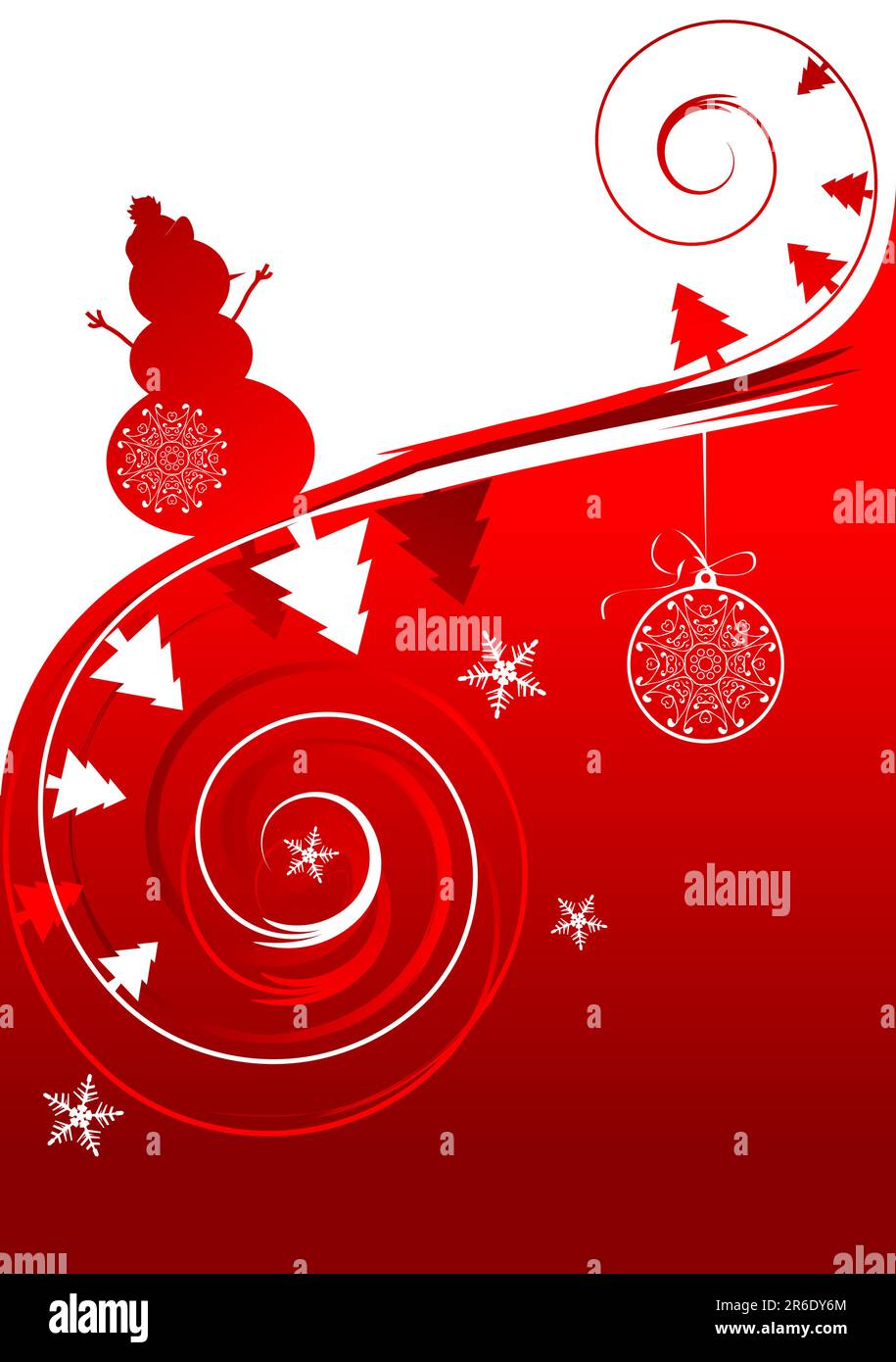 Winter holiday, christmas card Stock Vector