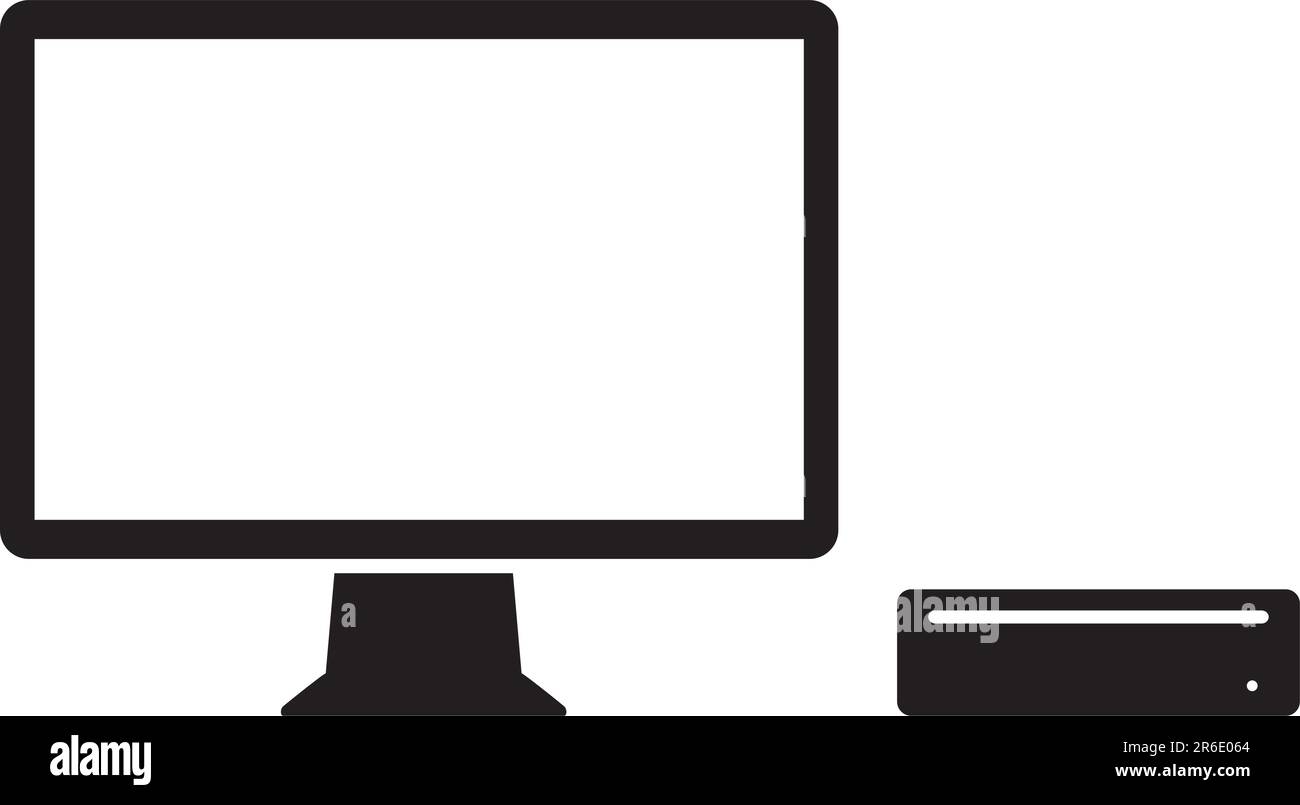 Vector icon of mini computer Stock Vector Image & Art - Alamy