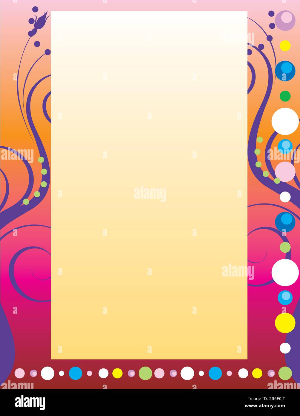 Vector Illustration of abstract party like background. There is room