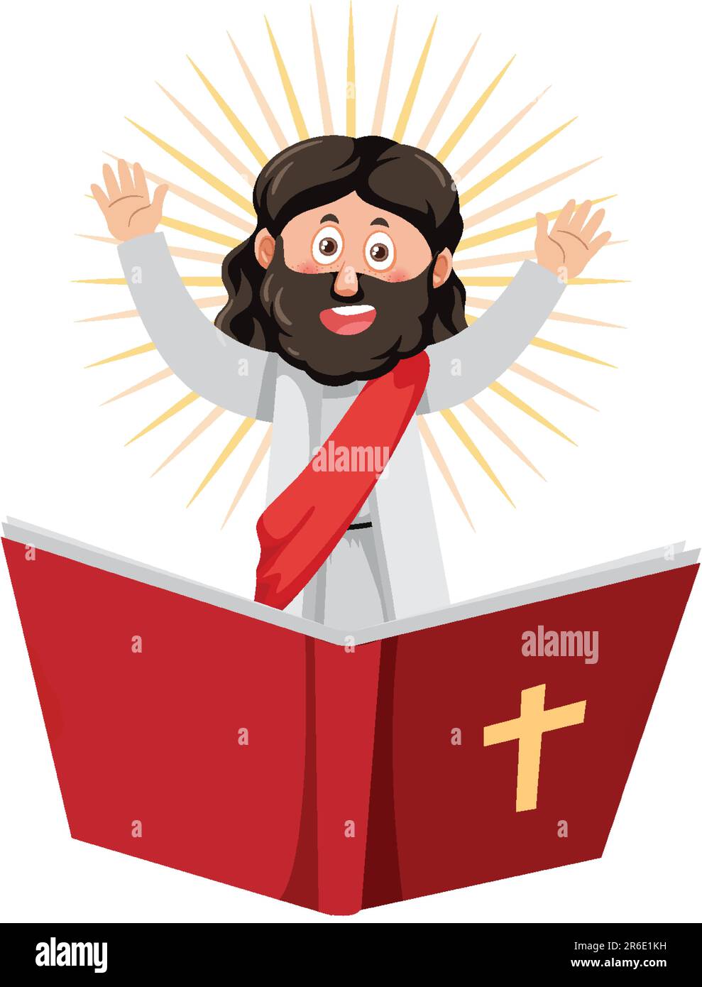 Jesus Christ cartoon character illustration Stock Vector Image & Art ...
