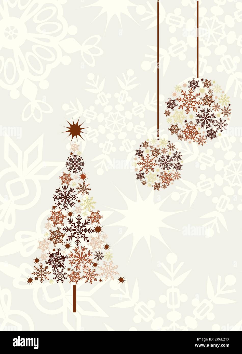 Christmas tree background, vector illustration Stock Vector Image & Art