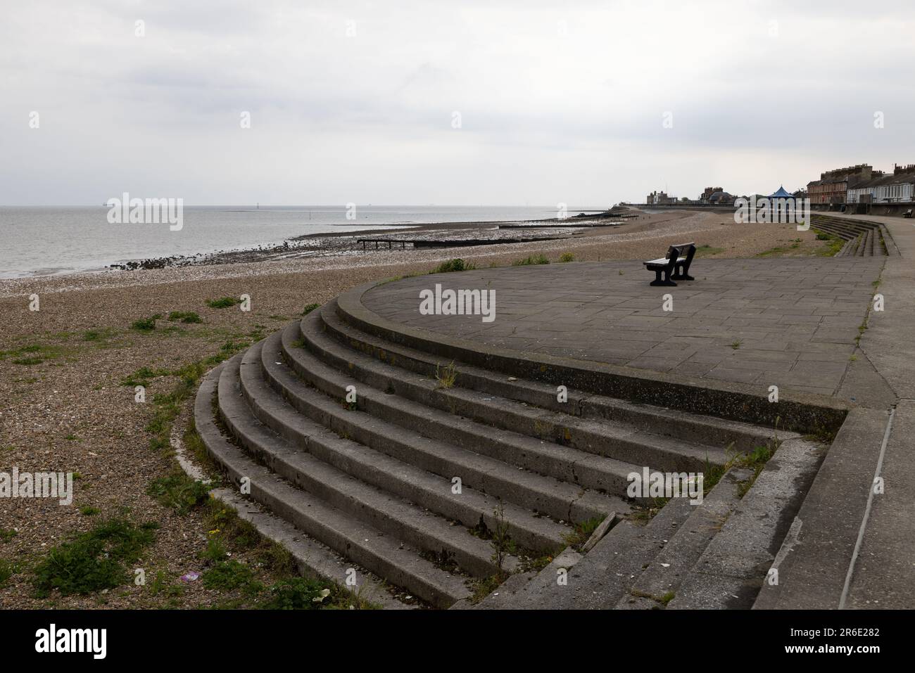 Sheerness, port town on The Isle of Sheppey, island off the northern coast of Kent, England, neighbouring the Thames Estuary, England, United Kingdom Stock Photo