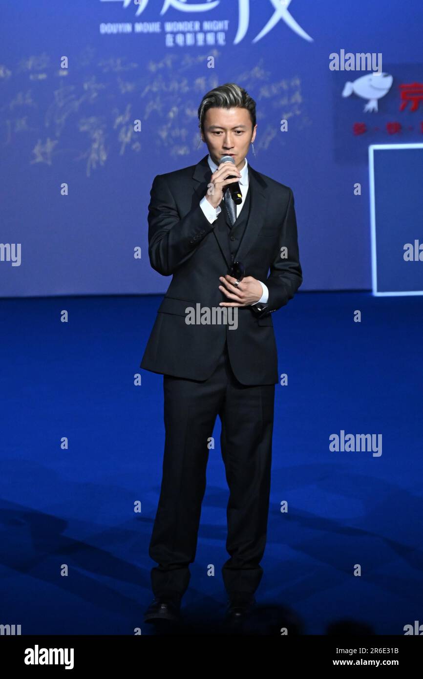 Shanghai China 8 June 2023 Hong Kong Actor Martial Artist Singer Shanghai China 8 June 2023 Hong Kong Actor Martial Artist Singer Songwriter And Chef Nicholas Tse Ting Fung Attends The 2023 Douyin Movie Wonder Night In Shanghai China 8 June 2023 Photo By Usa Credit Sipa Usalamy Live News 2R6E31B