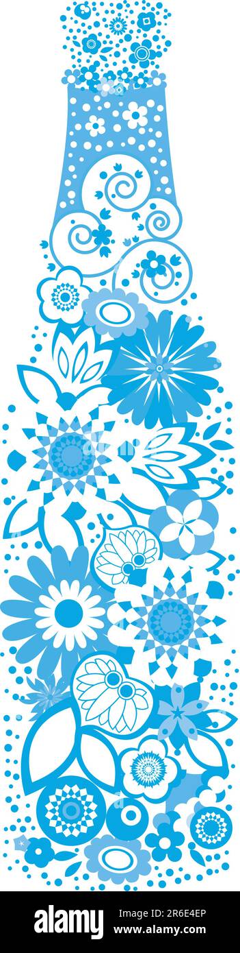 Buttle Pattern Bottle design art hi-res stock photography and images - Alamy
