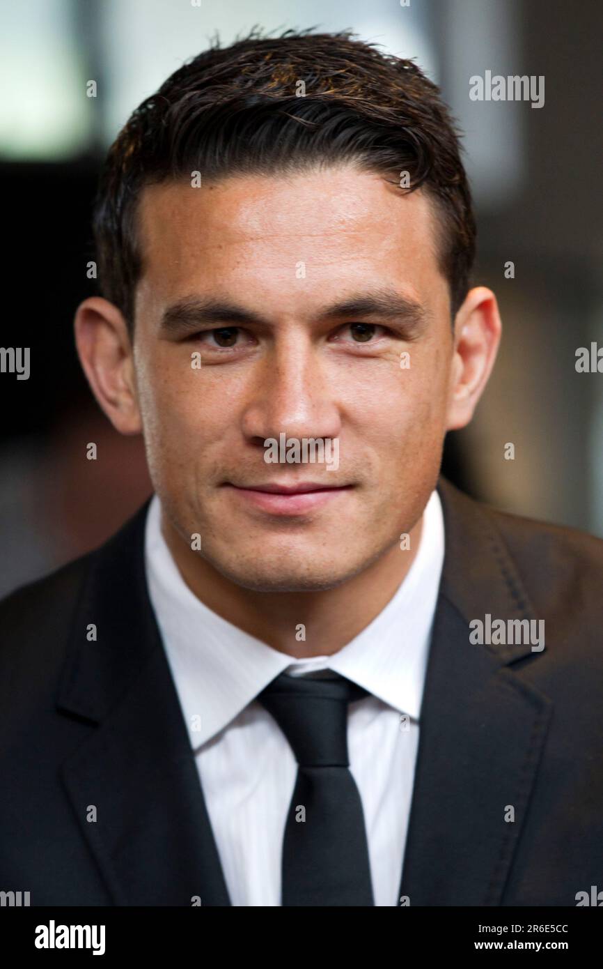 Sonny Bill Williams of the All Blacks at the 2011 Rugby World Cup Squad presentation, Ponsonby Rugby Club, Auckland, New Zealand, Monday, August 29, 2011. Stock Photo