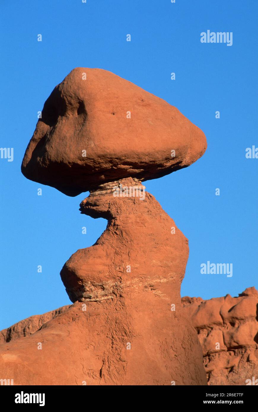 Sandstone Nomad, Goblin Valley, Utah, USA Stock Photo