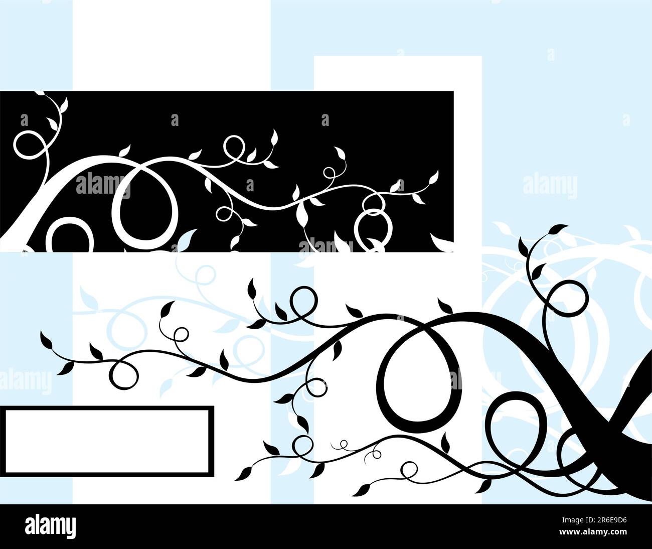 plants ilustration Stock Vector