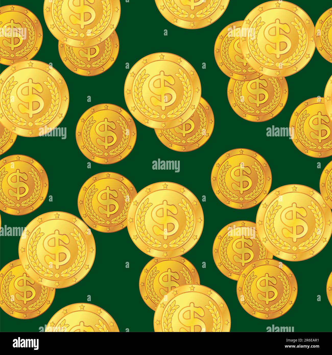 Yellow coin texture Stock Vector Images - Alamy