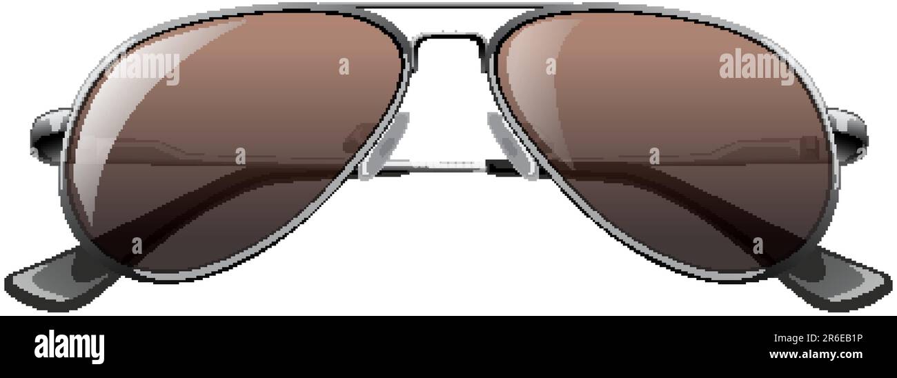 Stylish Aviator Glasses Vector illustration Stock Vector Image &amp; Art ...