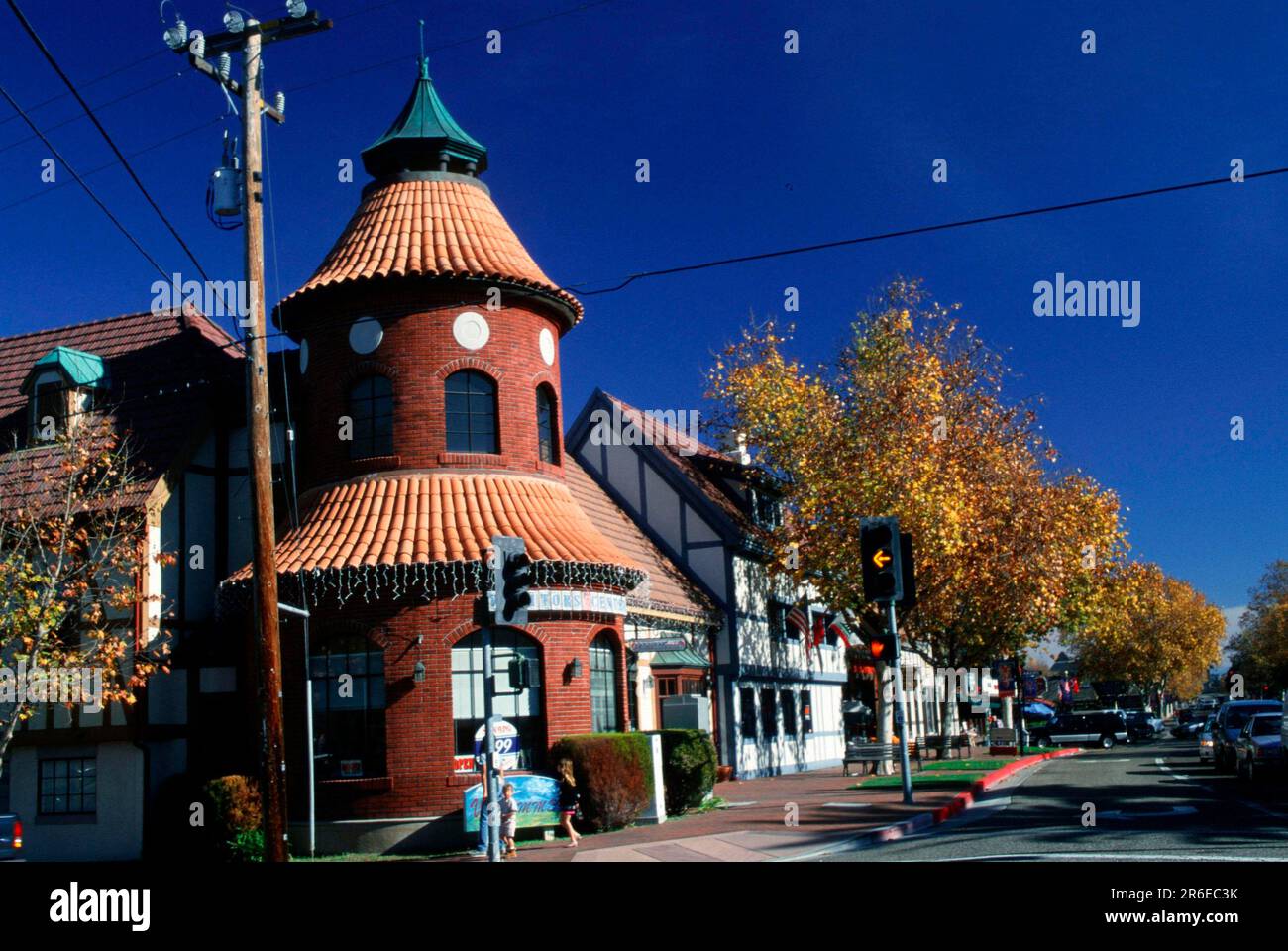 Danish Village, Solvang, California, USA, Danish Village, California, north america (North America), landscape format, horizontal Stock Photo