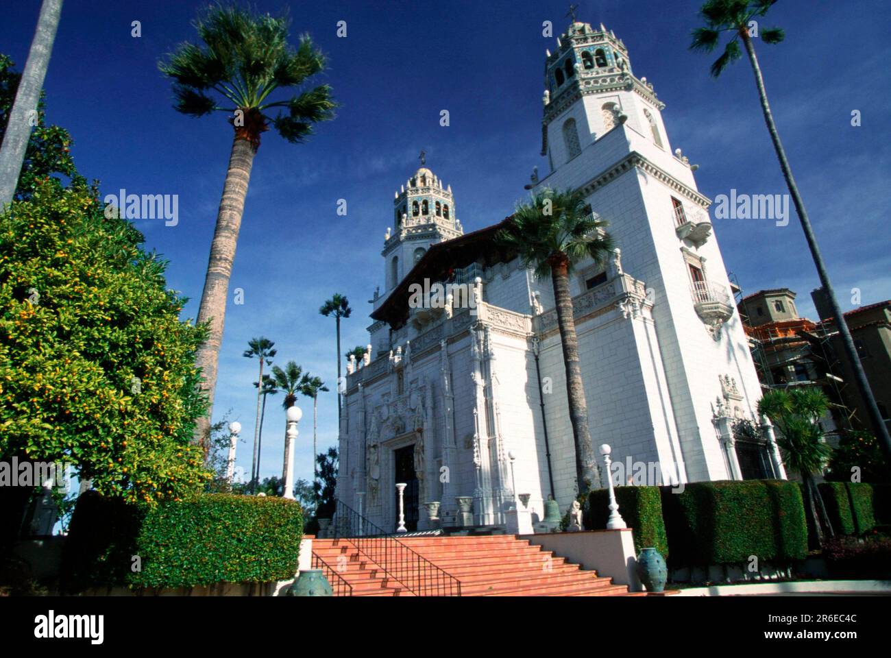 Hearst Castle, Main House, San Simeon, California, USA Stock Photo