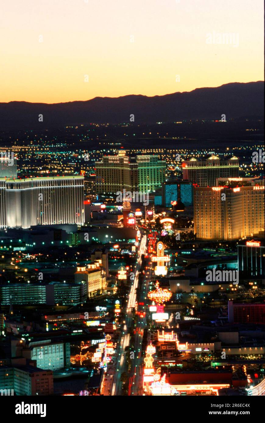 Las Vegas, Nevada, USA, north america (north america), dusk, twilight, cityscape, city view, townscape, cityscape Stock Photo