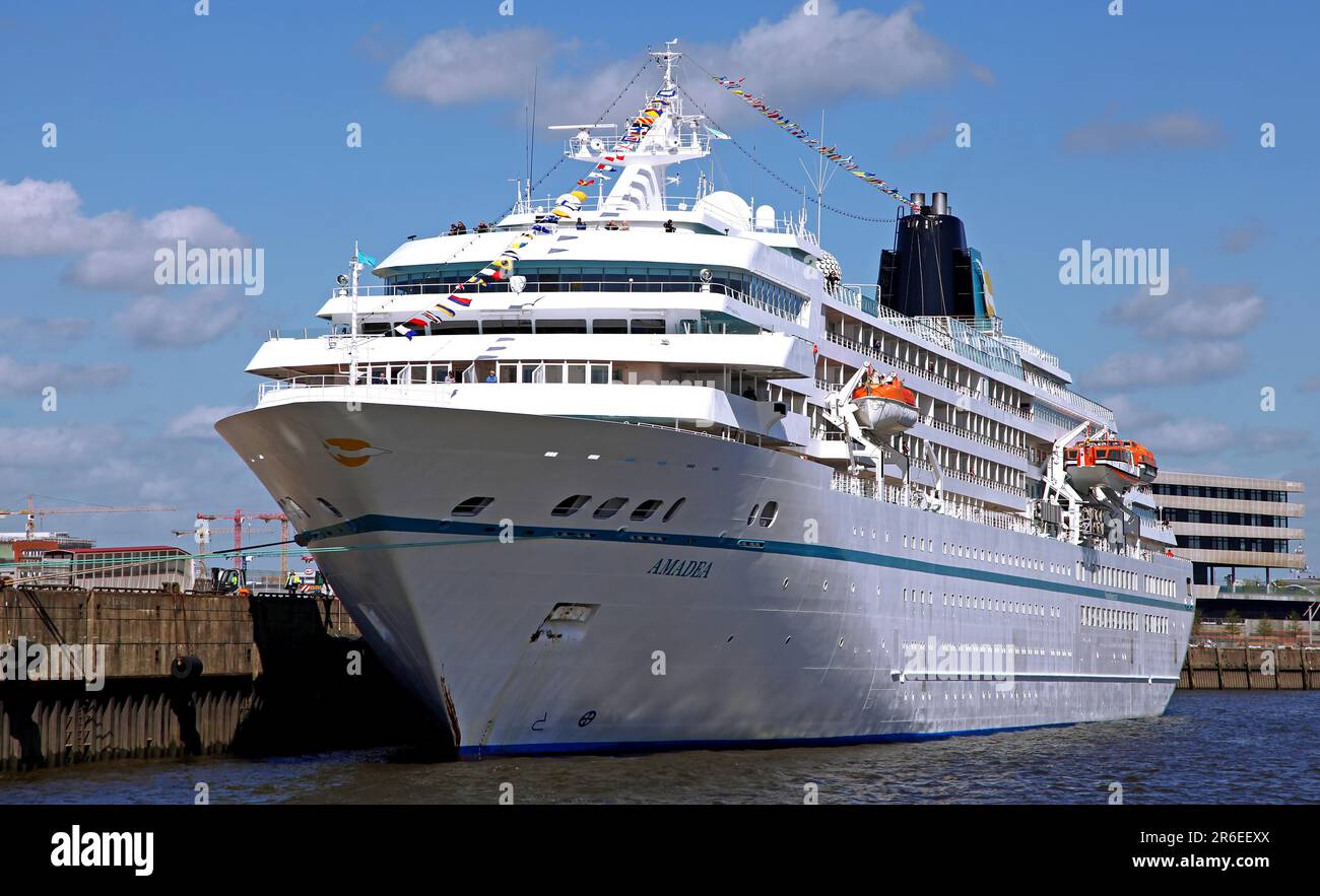 MS Amadea, the new dream ship, 2015 at Birthday of the Port of Hamburg, Germany Stock Photo