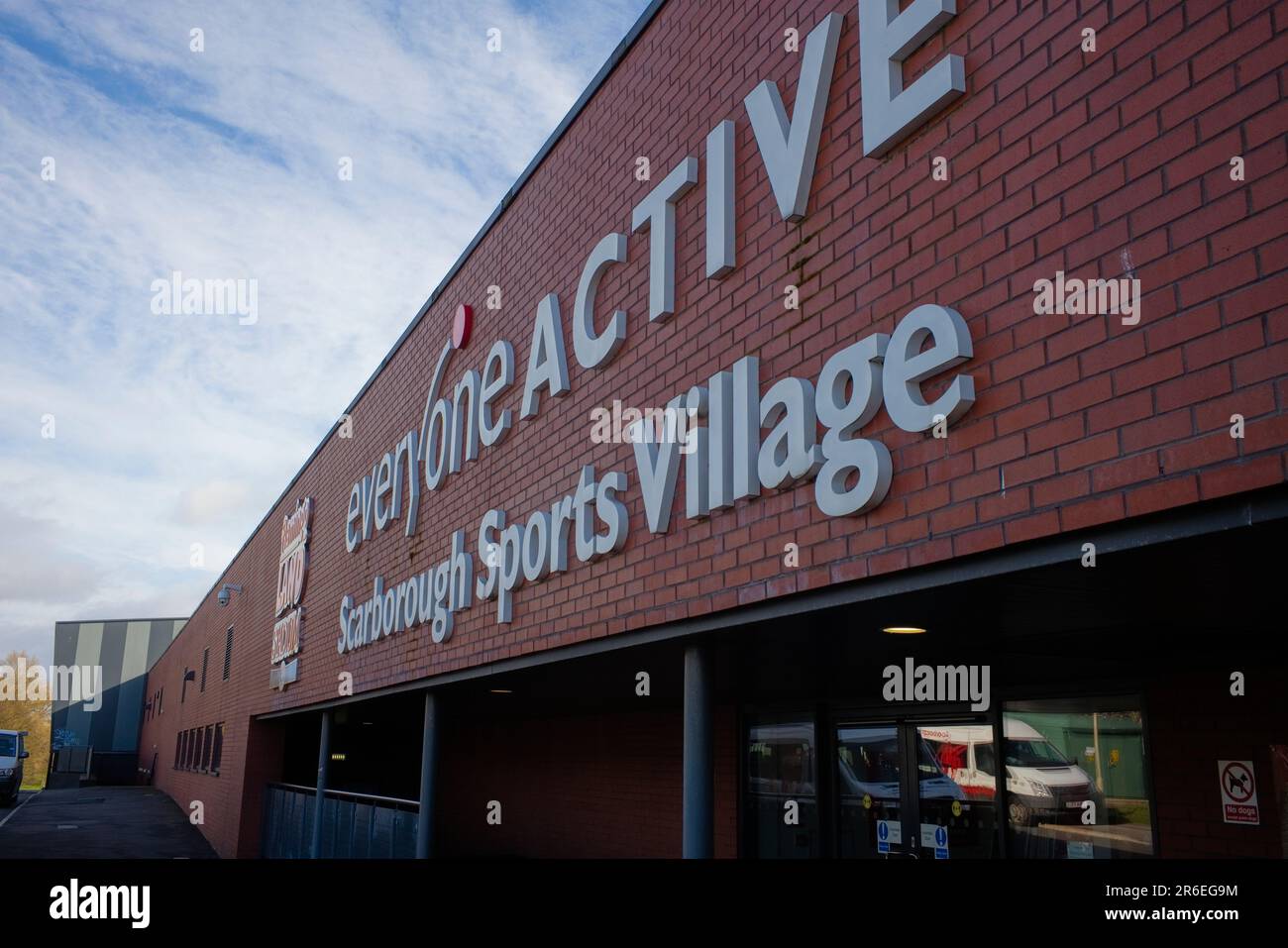 Scarborough sports village at Flamingo Land Stock Photo - Alamy