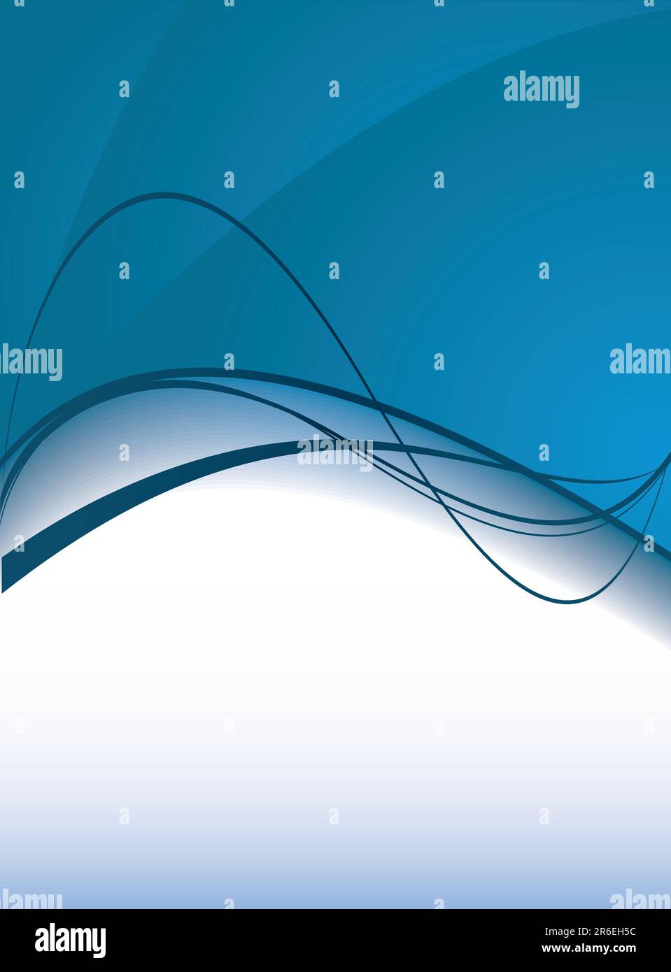 blue background with waves Stock Vector Image & Art - Alamy