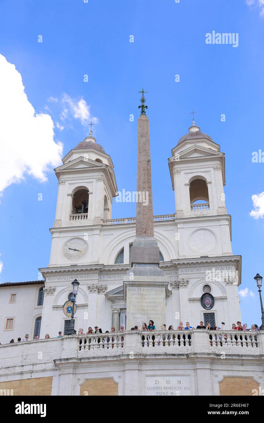 Piazza di Spagna, most famous squares in Rome, Italy Stock Photo - Alamy