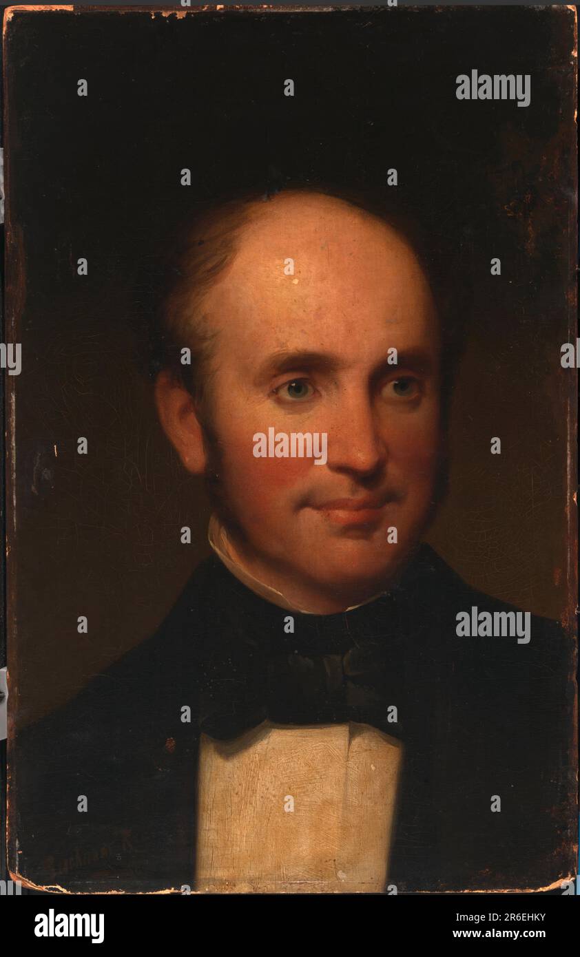 William Cullen Bryant. oil on canvas. Date n.d.a. Museum NATIONAL