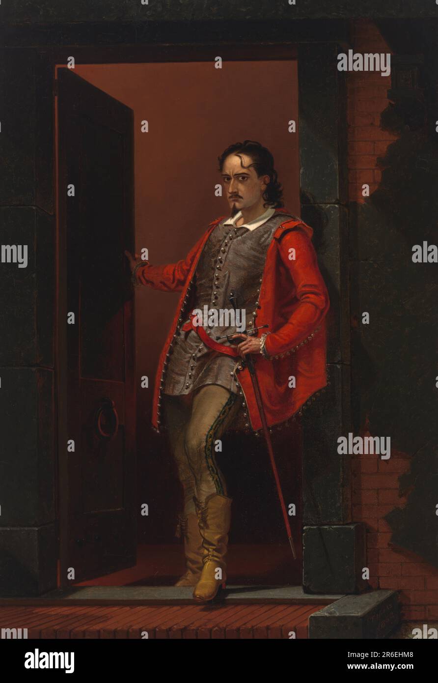 Edwin Booth. Date 1863. oil on canvas. Museum NATIONAL PORTRAIT