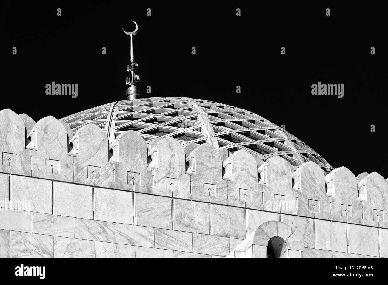 Sultan Qaboos Grand Mosque. Sultanate of Oman. Saltanat ?Um?n. Sultanat Oman. Oman Stock Photo