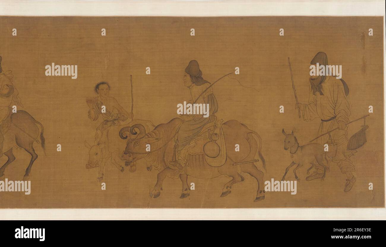 Returning Home after Harvest. Origin China. Period Possibly Ming