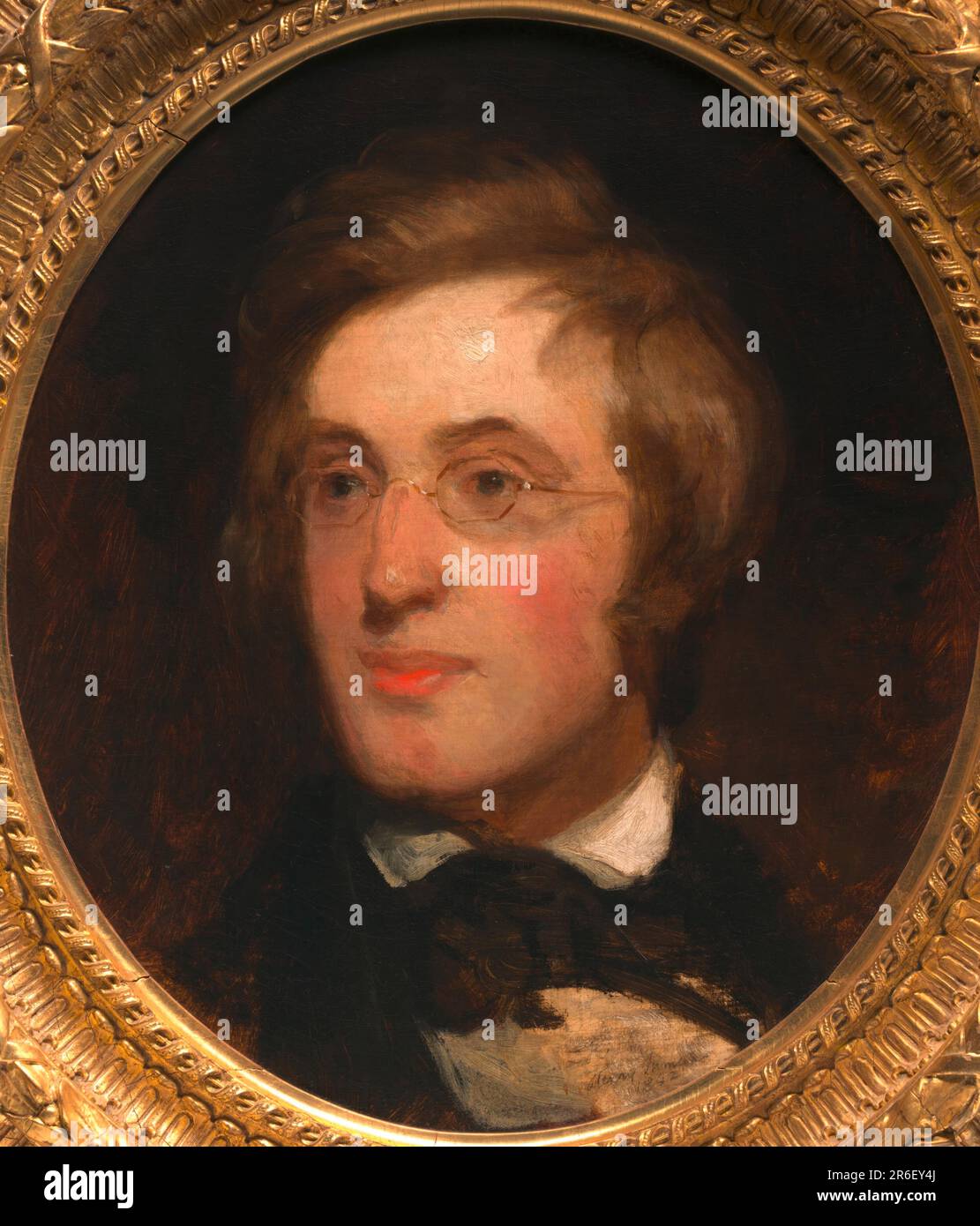 Daniel Huntington. oil on canvas. Date: 1842. Museum: NATIONAL PORTRAIT GALLERY. Stock Photo