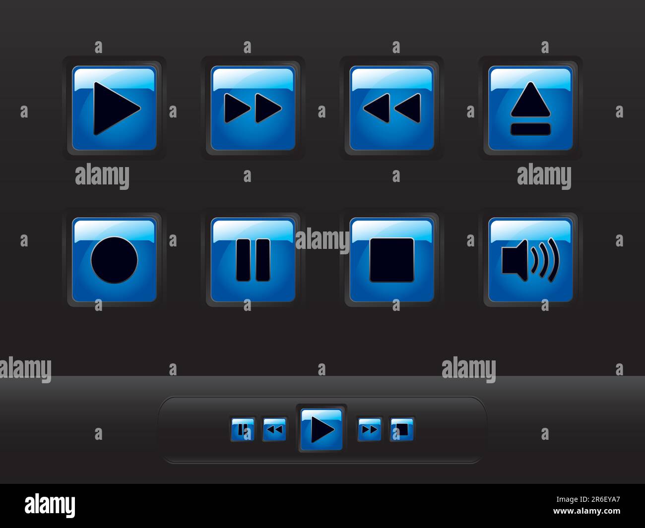 Buttons detail Stock Vector Images - Alamy