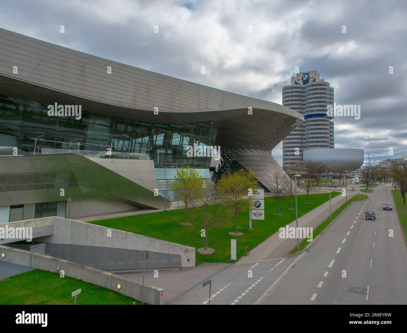 BMW headquarters, Munich, Germany Stock Photo