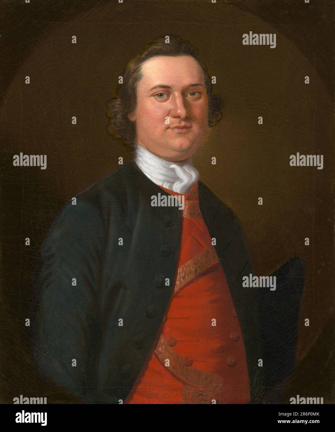 Lewis Morris. oil on canvas. Date: c. 1750. Museum: NATIONAL PORTRAIT GALLERY. Stock Photo