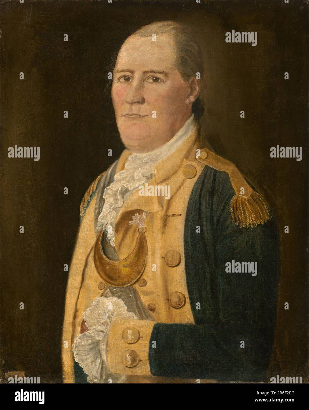 Daniel Morgan. oil on canvas. Date: c. 1780. Museum: NATIONAL PORTRAIT GALLERY. Stock Photo