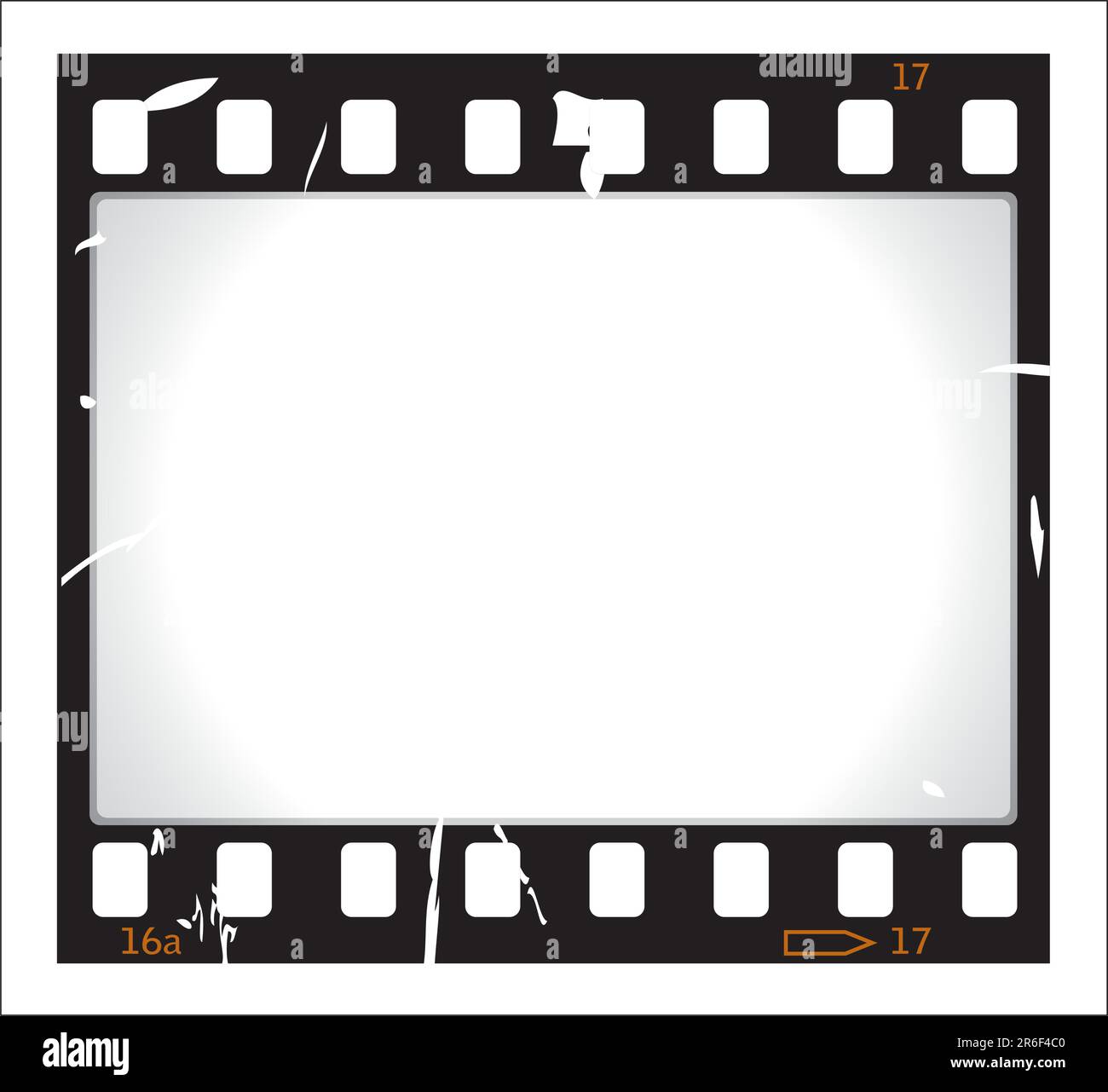 35mm film reel frames Royalty Free Vector Image