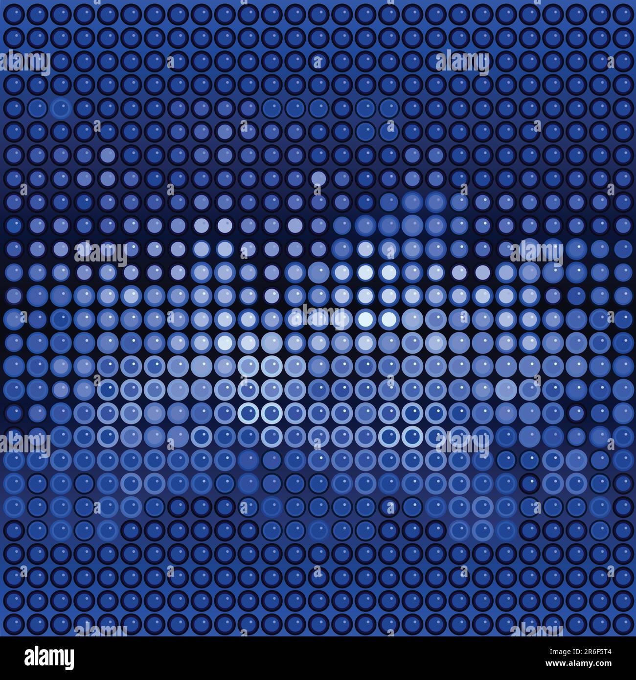 Abstract vector background illustration of blue circles Stock Vector ...