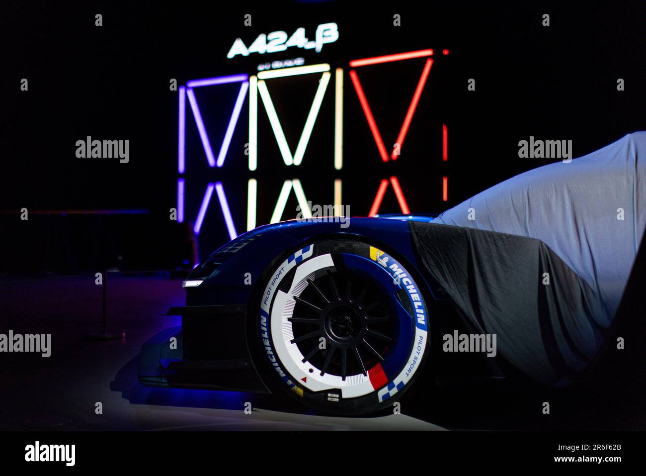 Le Mans, France. 08th June, 2023. Presentation of the Alpine A424 Beta