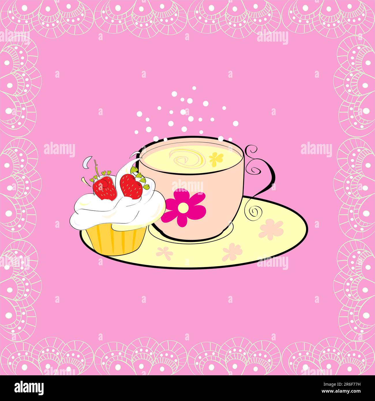 Amusement cup Stock Vector Images - Alamy