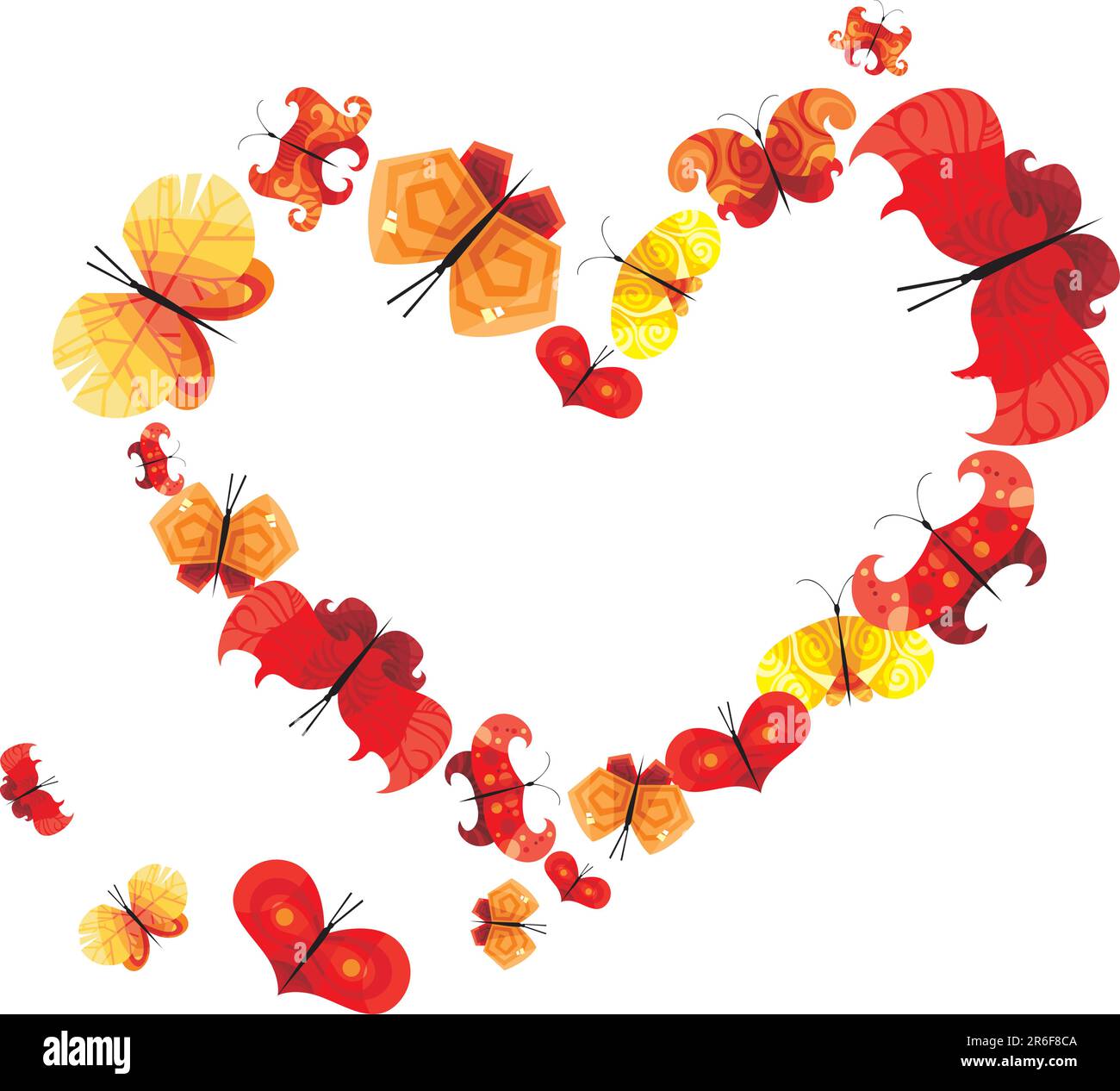 vector illustration of a design heart Stock Vector Image & Art - Alamy
