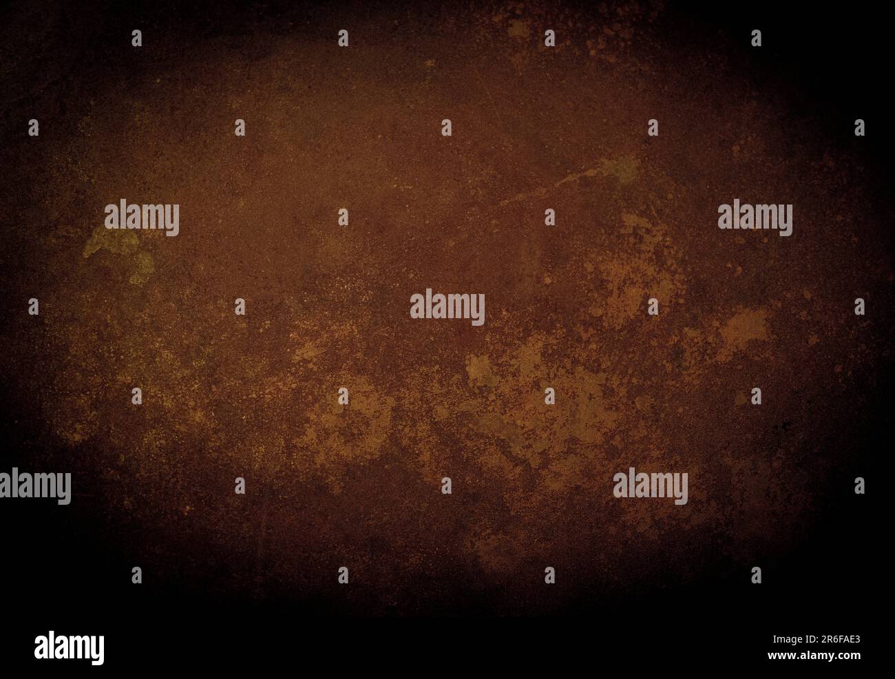 Corrosion and oxidation on a copper sheet. A copper component that has