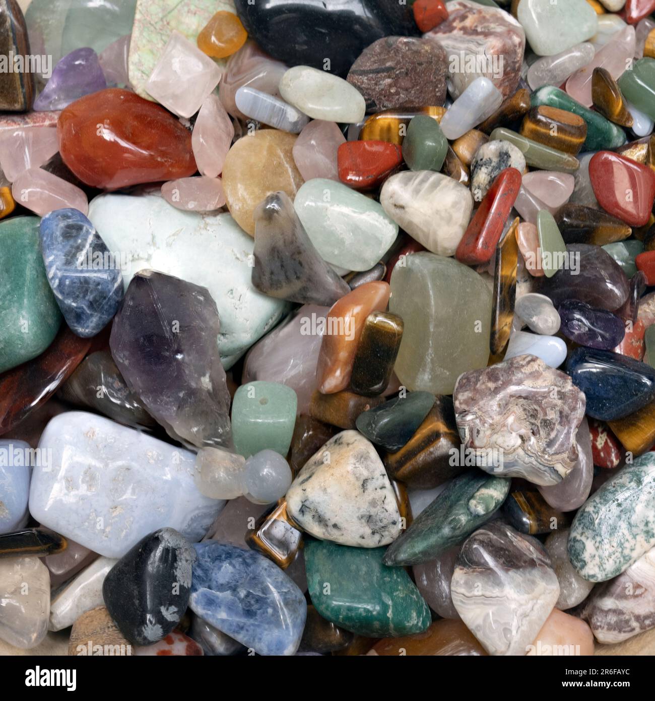 Tumbled gemstones hi-res stock photography and images - Alamy