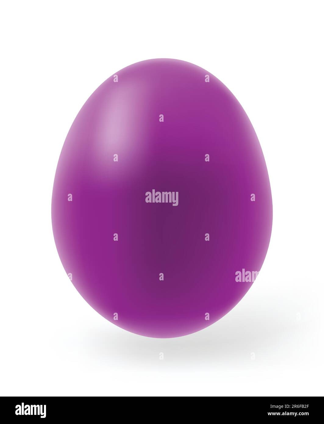 Multi-coloured Easter eggs on a white background Stock Vector