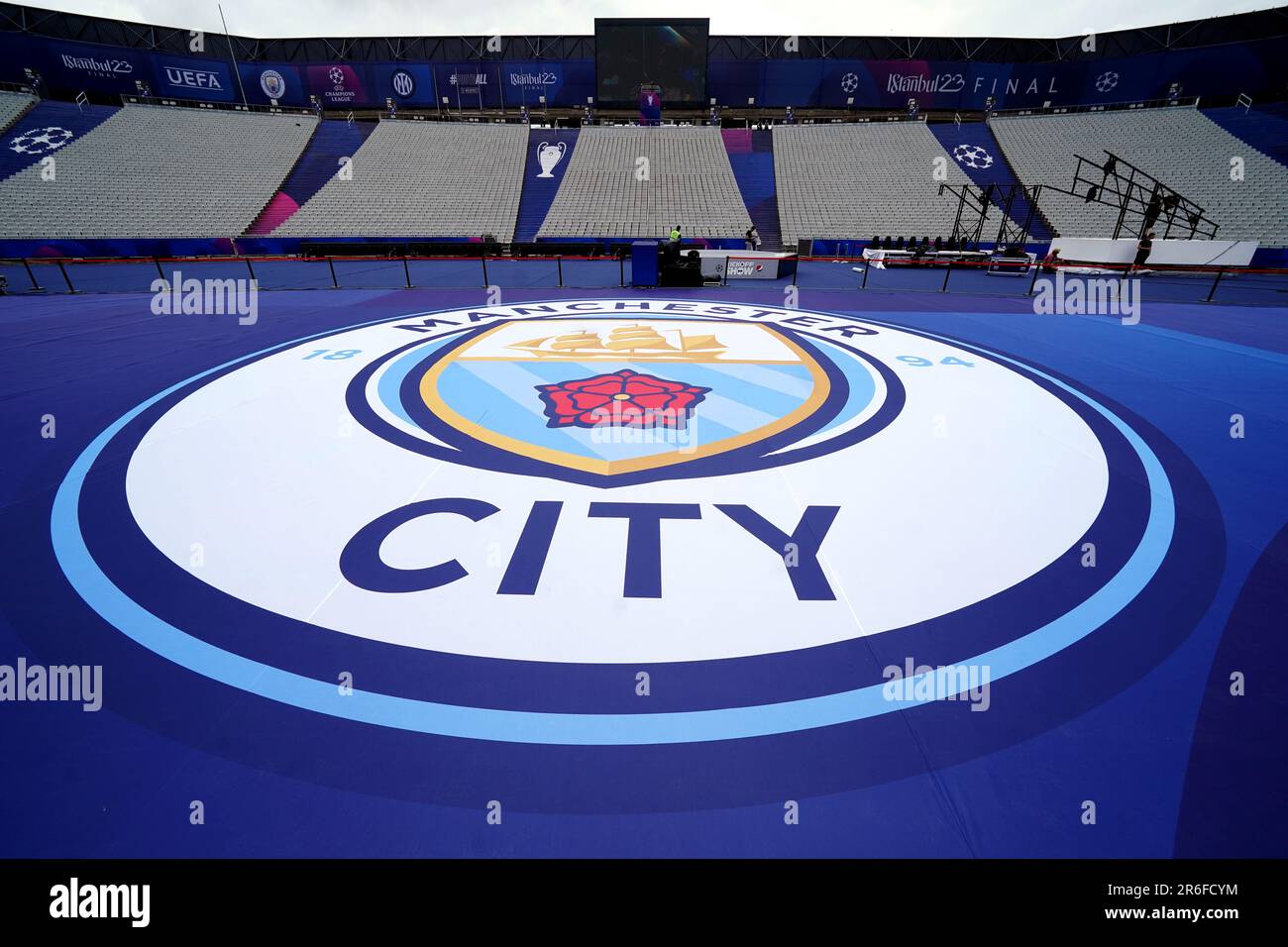 A general view of the Ataturk Olympic Stadium, Istanbul, ahead of Saturday's UEFA Champions League Final between Manchester City and Inter Milan. Picture date: Friday June 9, 2023. Stock Photo
