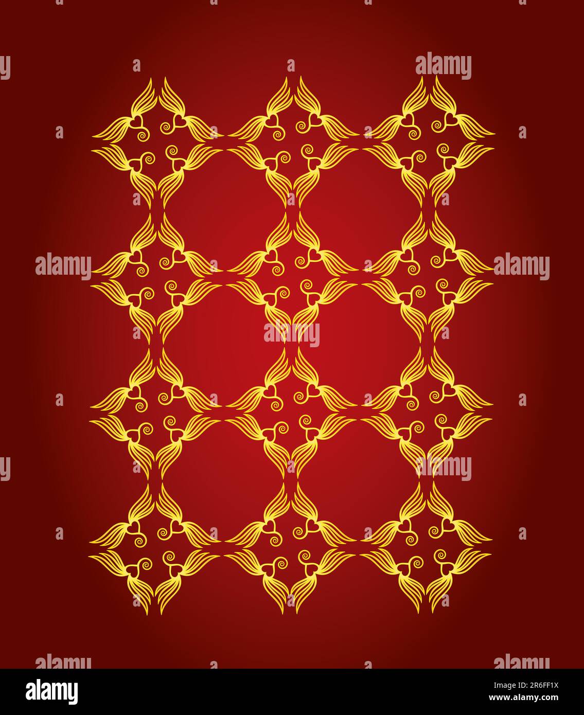 gold flower abstract background illustration Stock Vector Image & Art