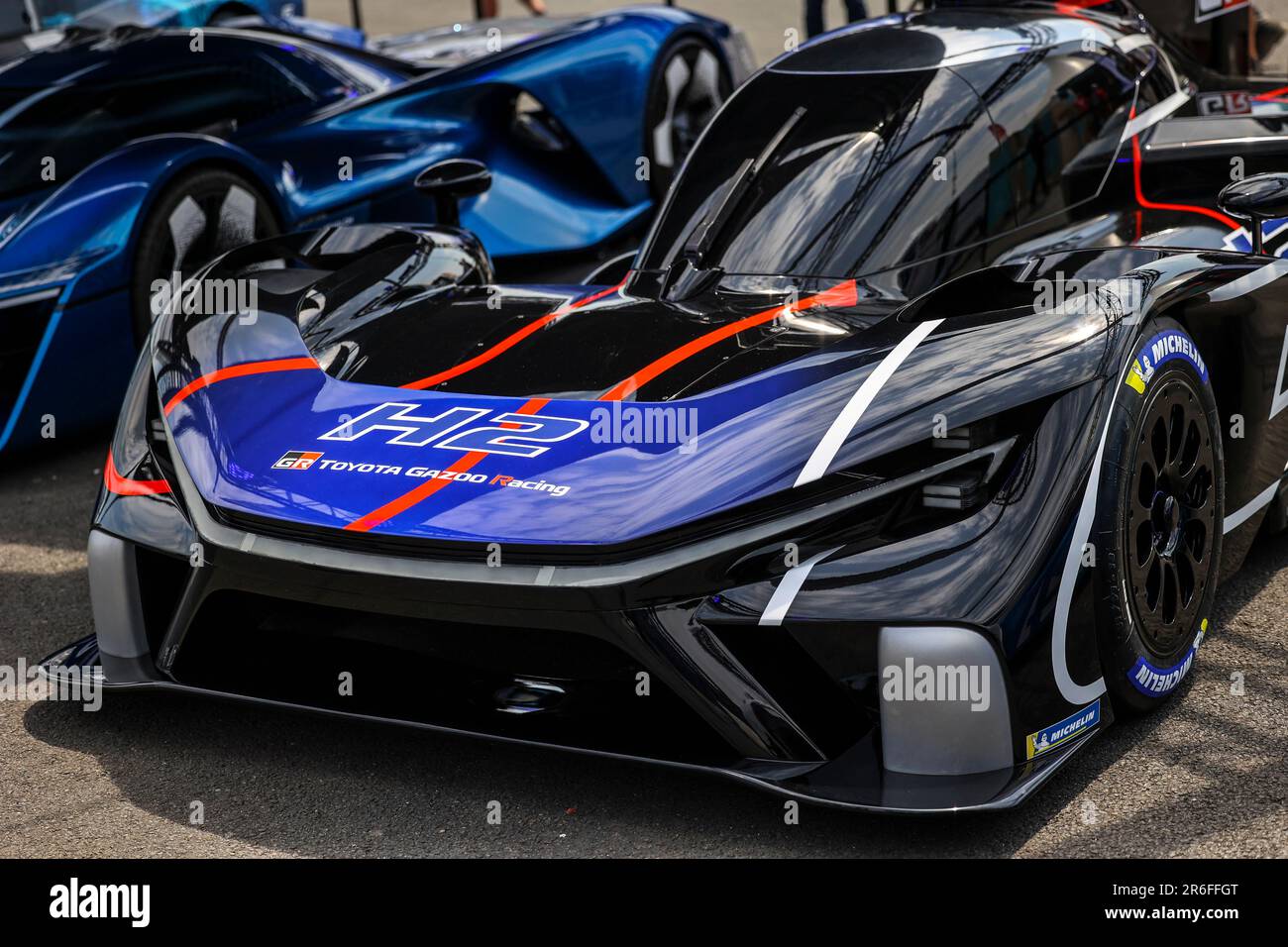 Le Mans, France. 09th June, 2023. Toyota GR2 H2 Hydrogen Racing Concept ...