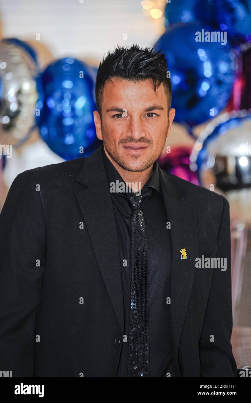 Peter Andre celebrates the launch of 'BBC Children in Need POP Goes the ...