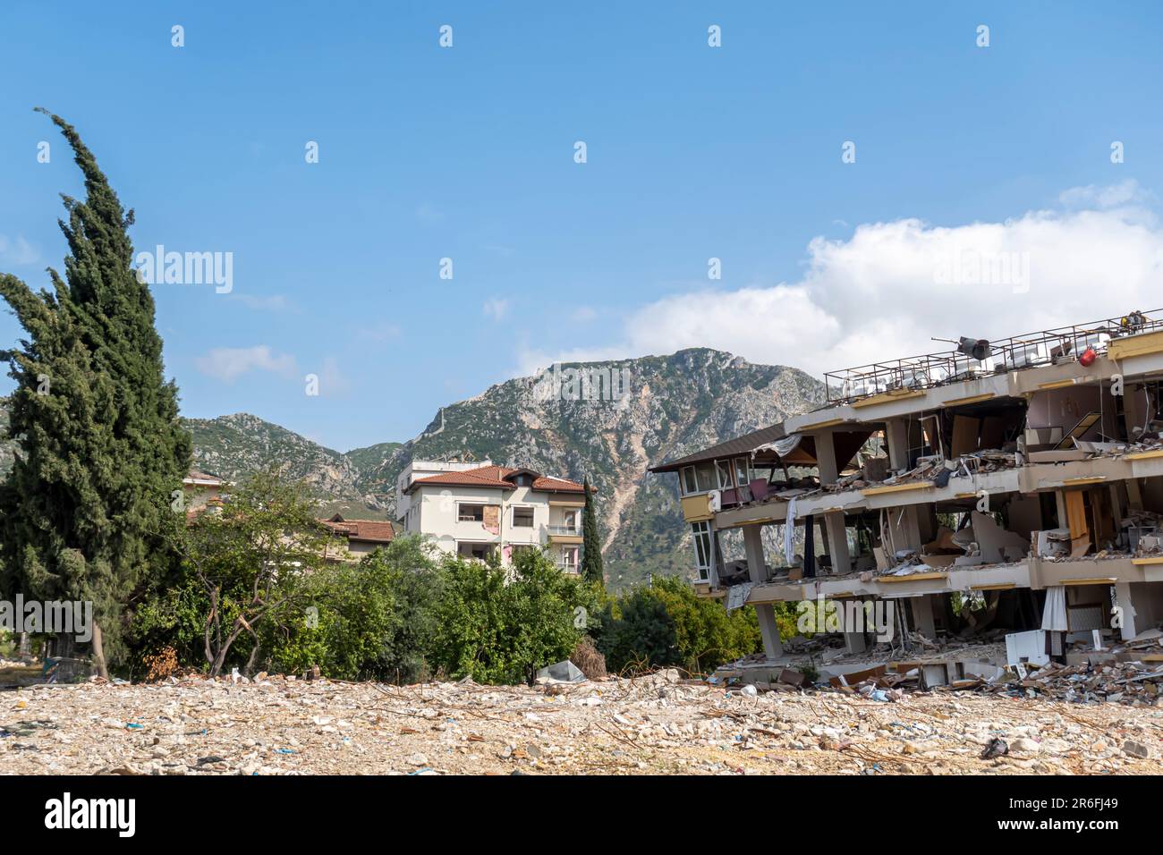 Turkish city Antakya in Hatay province, earthquake aftermath. Turkey