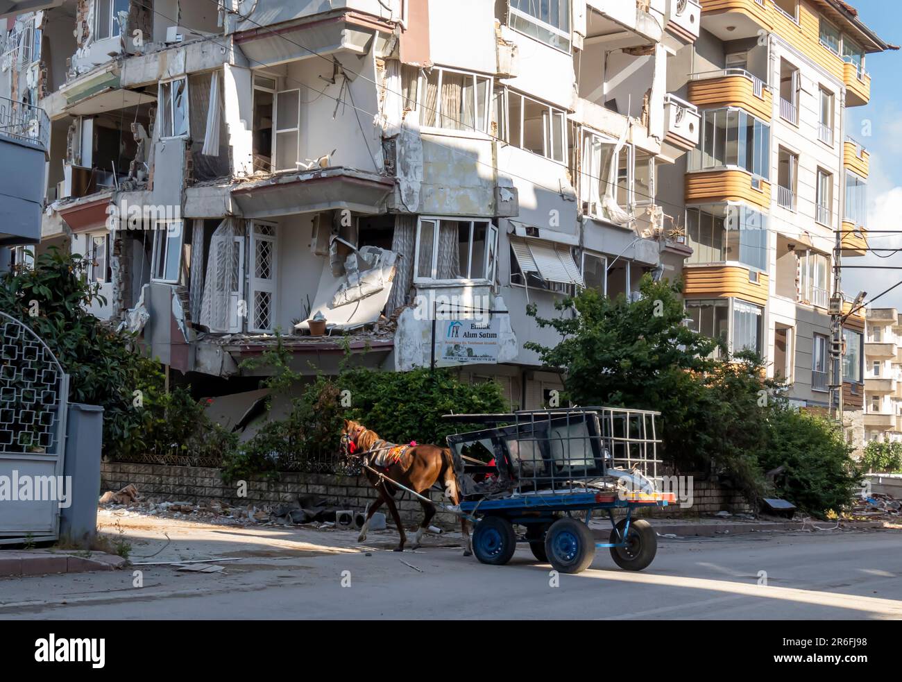 Turkish city Antakya in Hatay province, earthquake aftermath. Turkey ...